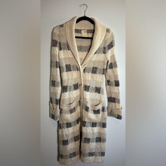 Anthropologie Sweaters - Anthropologie Far Away From Close Wool Blend Sweater Duster Cardigan Size XS